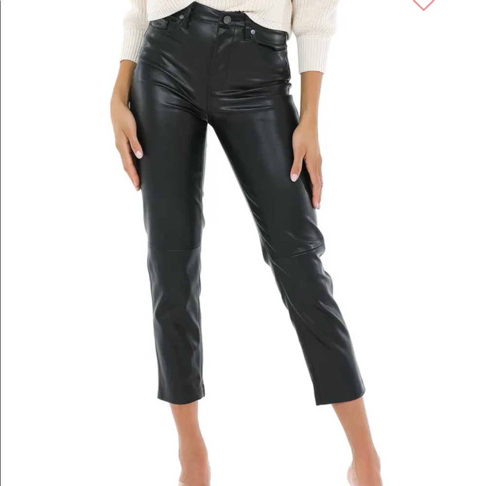BLANKNYC
VEGAN LEATHER STRAIGHT LEG PANT